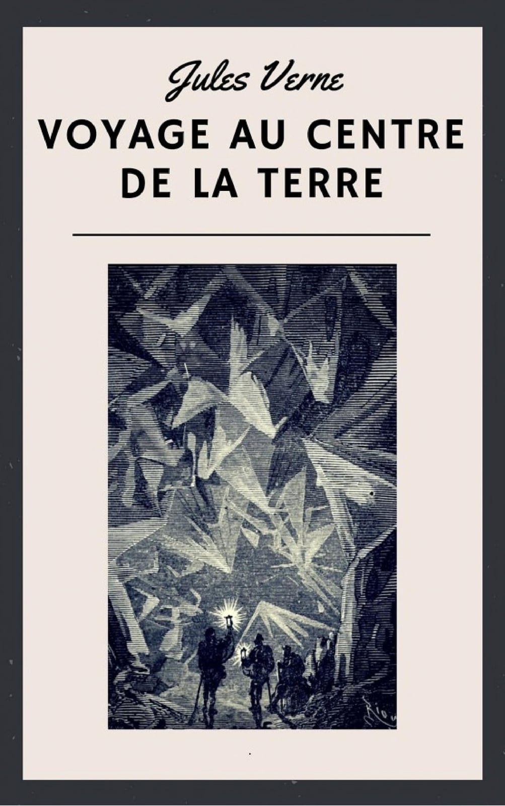 Jules Verne: Voyage au centre de la Terre - Cover