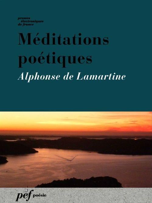 Méditations poétiques - Cover