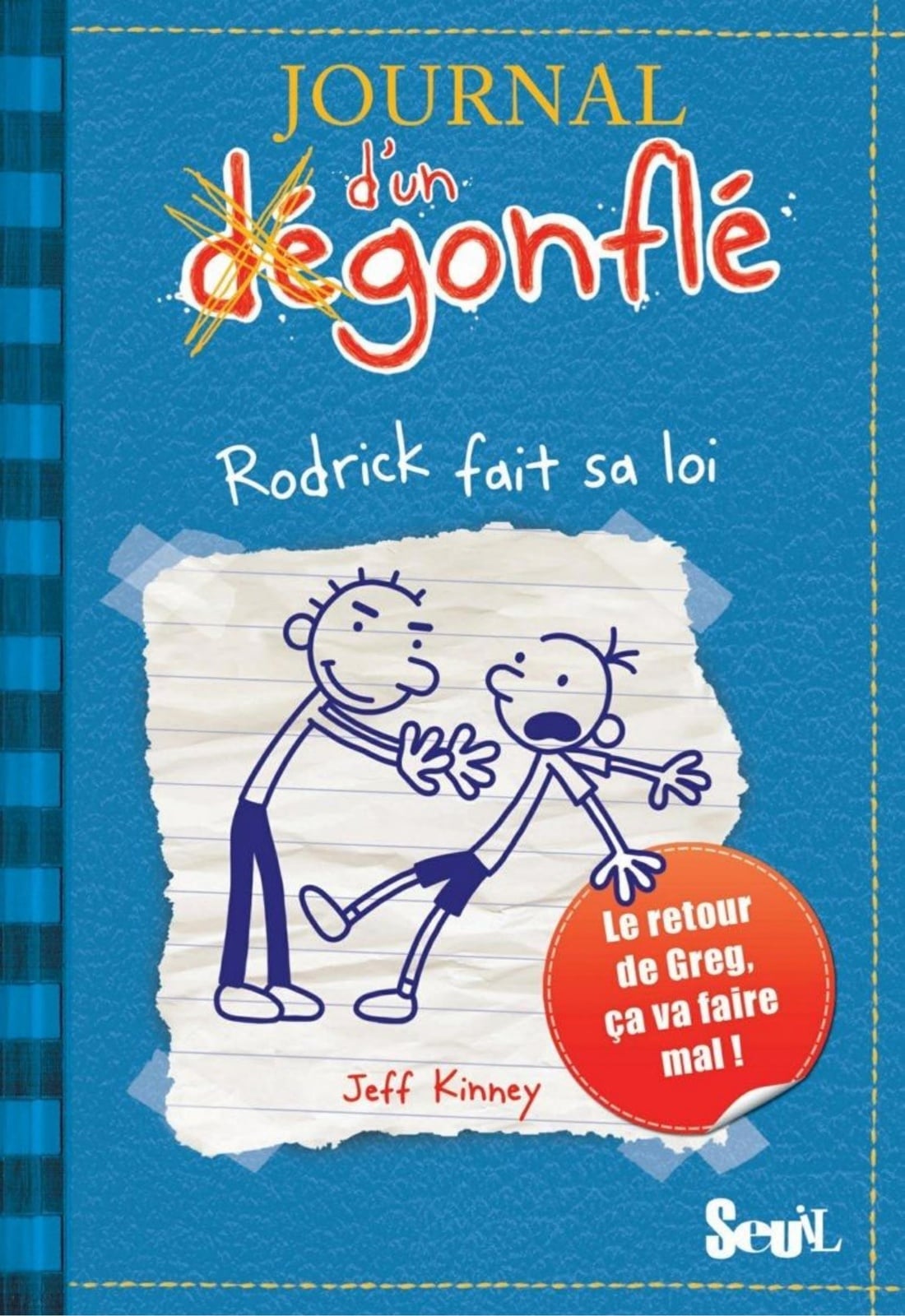 Rodrick fait sa loi. Journal d'un dégonflé, tome 2 - Cover