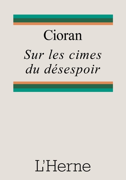Sur Les Cimes Du Desespoir - Cover