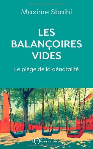 Les balançoires vides - Cover