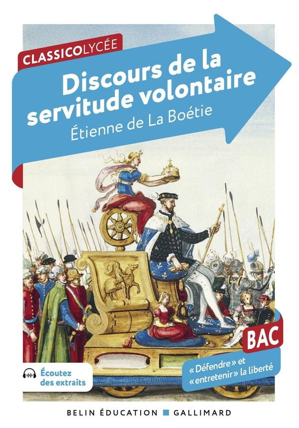 Discours de la servitude volontaire - Cover