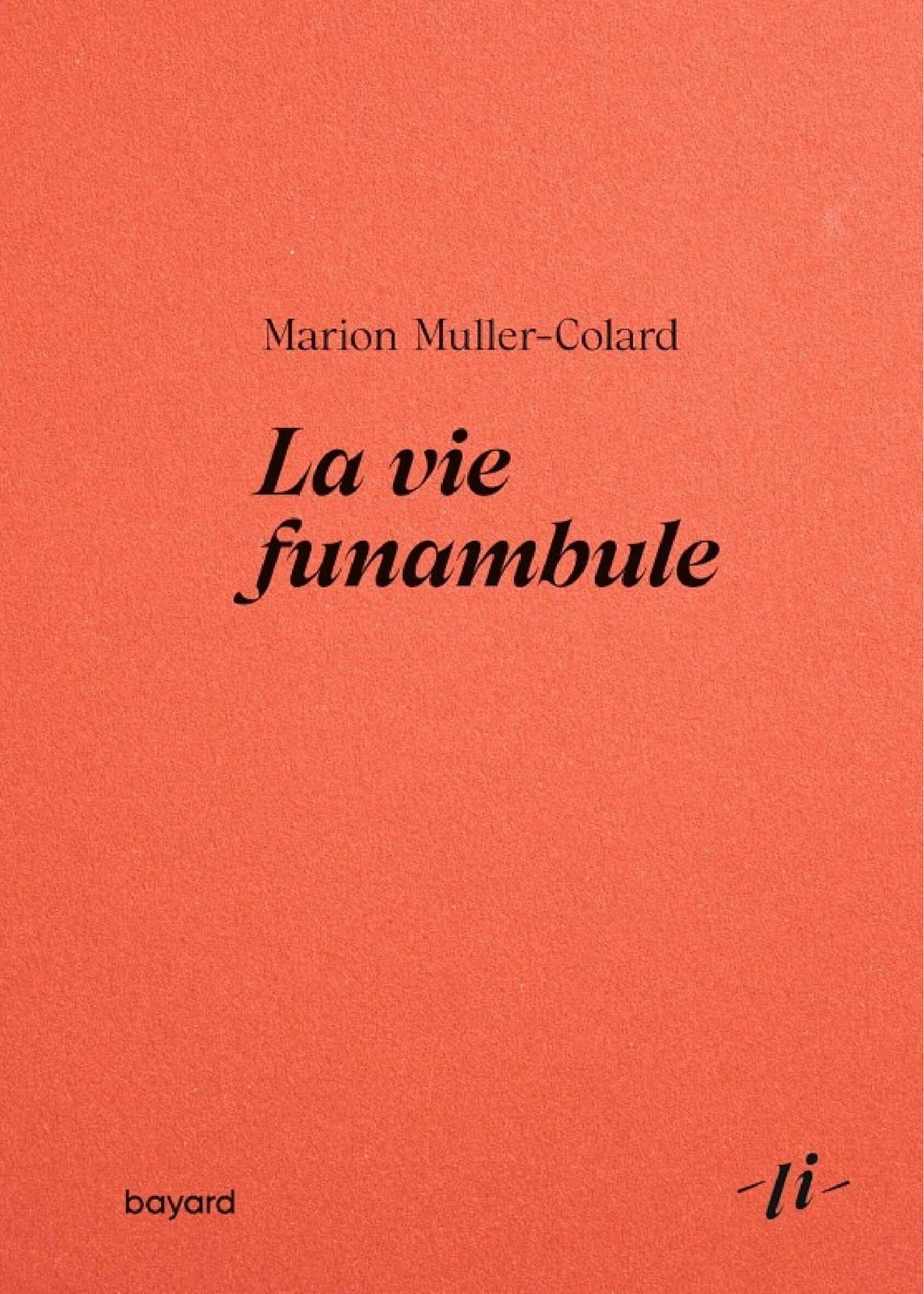 La vie funambule - Cover