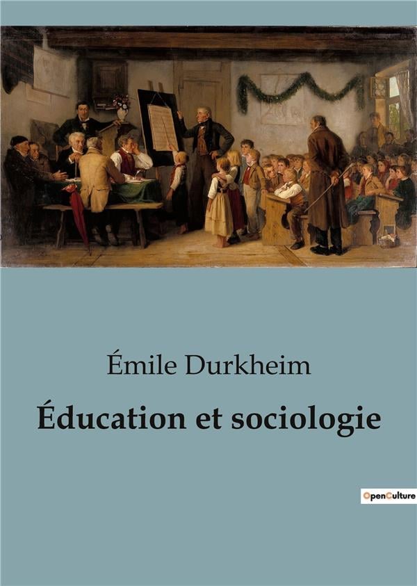 Éducation et sociologie - Cover