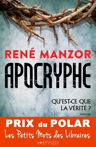 Apocryphe - Prix du Polar Les Petits Mots des Libraires - Cover
