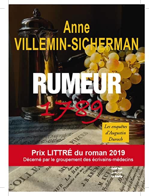 Rumeur 1789 Prix Littré du roman 2019 - Cover