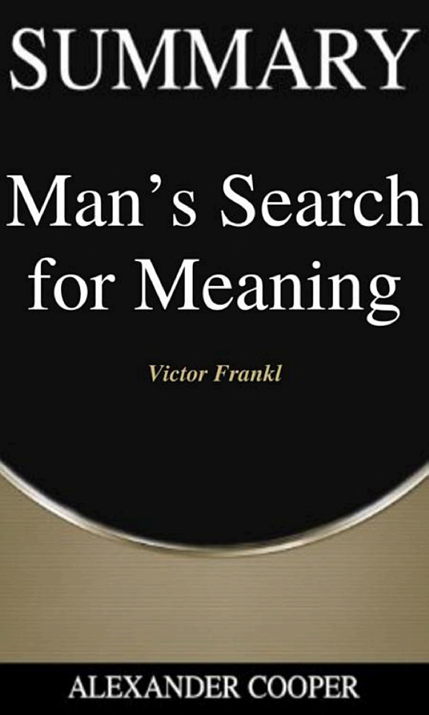 Summary of Man’s Search for Meaning - Cover