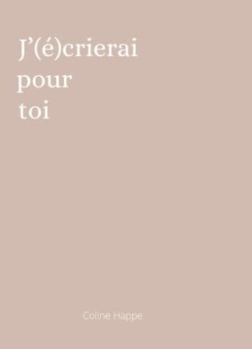 J'(é)crierai pour toi - Cover