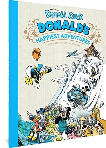 Walt Disney's Donald Duck: Donald's Happiest Adventures - Cover