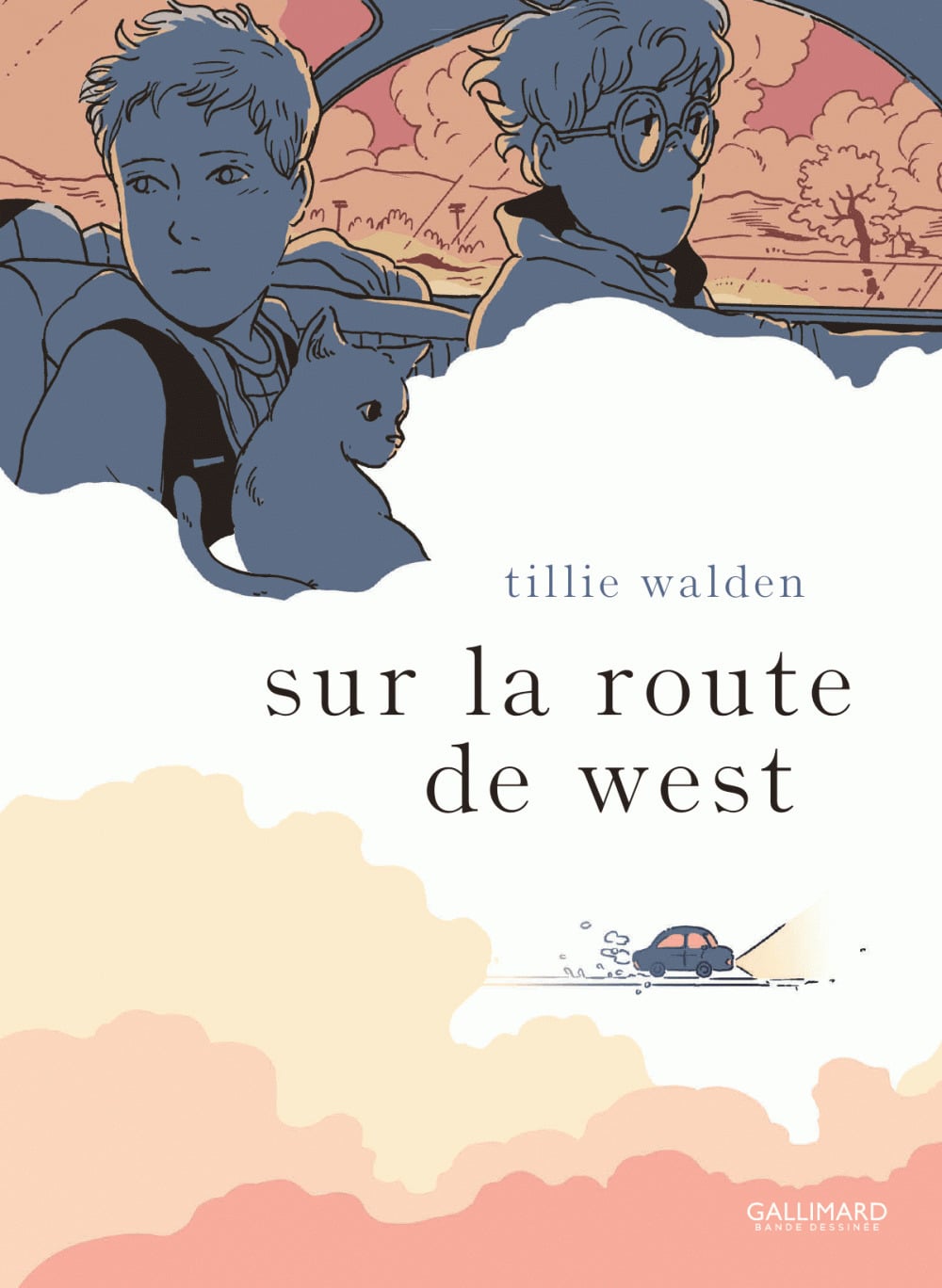 Sur la route de West - Cover