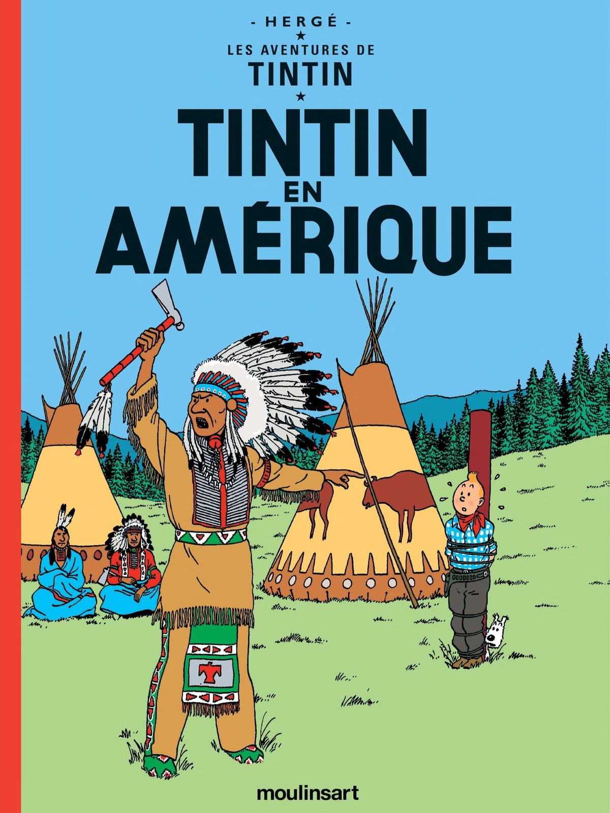 Tintin en Amérique - Cover
