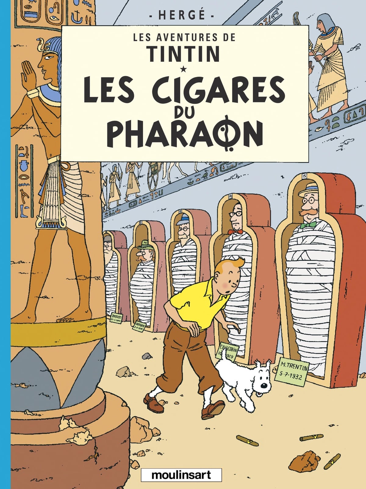 Les Cigares du Pharaon - Cover