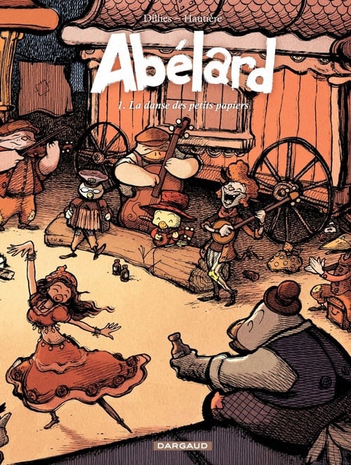Abélard - Tome 1 - La danse des petits papiers - Cover