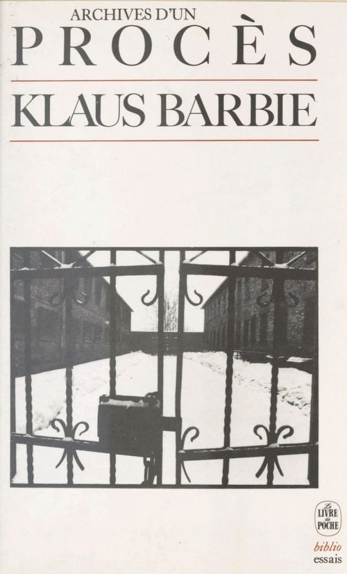 Klaus Barbie : archives d'un procès - Cover