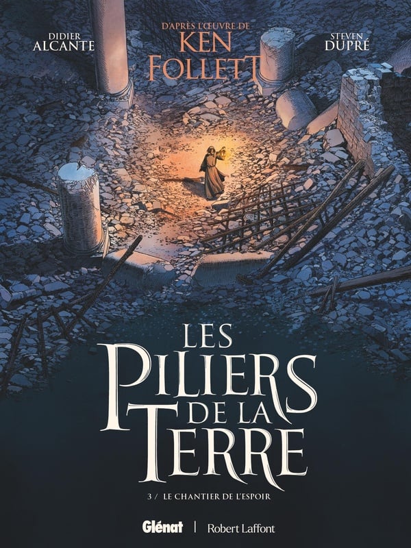 Les piliers de la Terre Tome 3 : Le Chantier de l'espoir - Cover