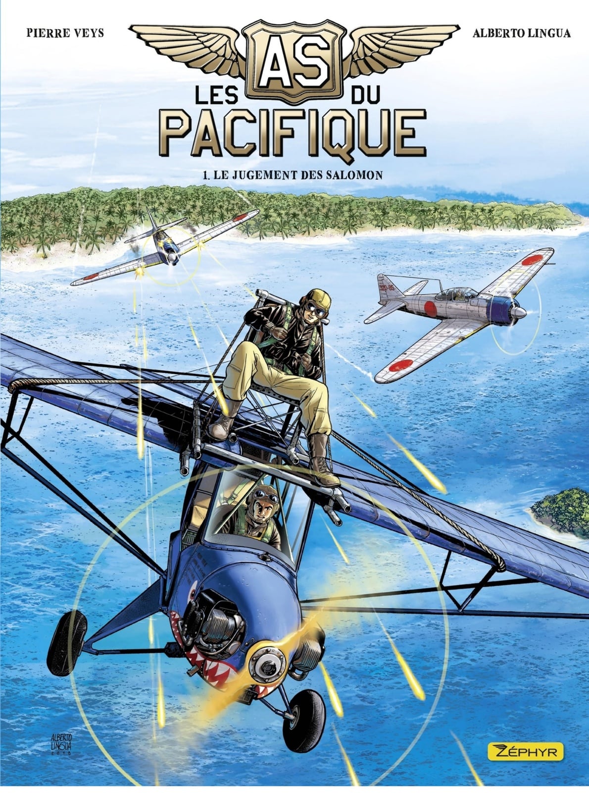 Les as du Pacifique - tome 1 - Le jugement des Salomon 1/2 - Cover