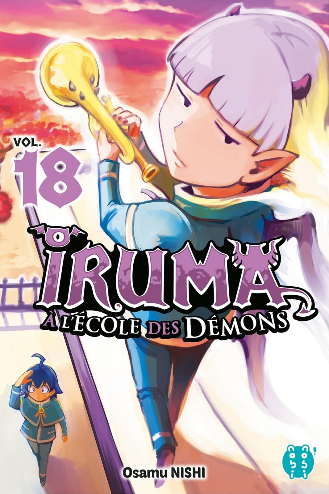 Iruma à l'école des démons T18 - Cover