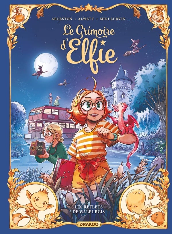Le grimoire d'Elfie Tome 5 : Les reflets de Walpurgis - Cover