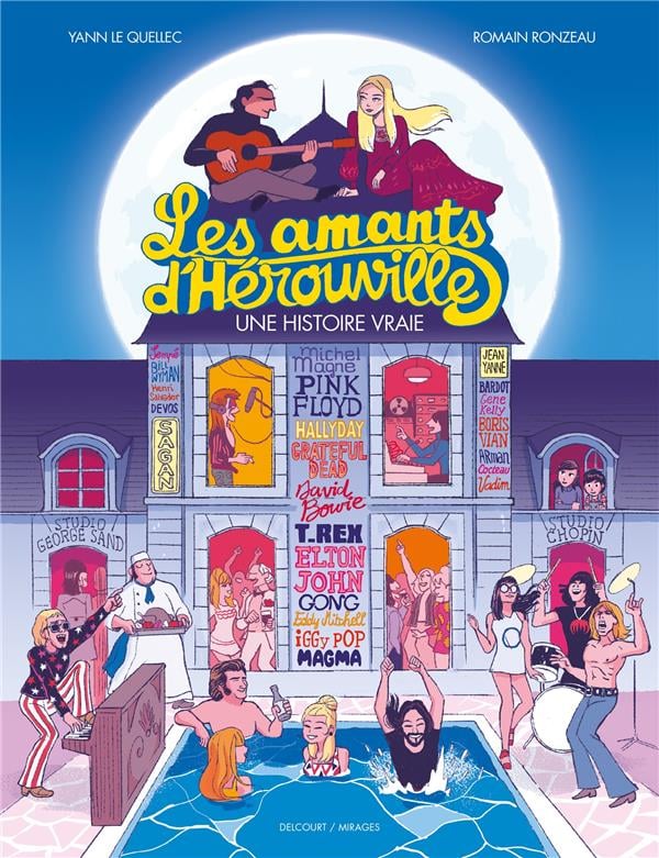 Les amants d'Hérouville ; une histoire vraie - Cover