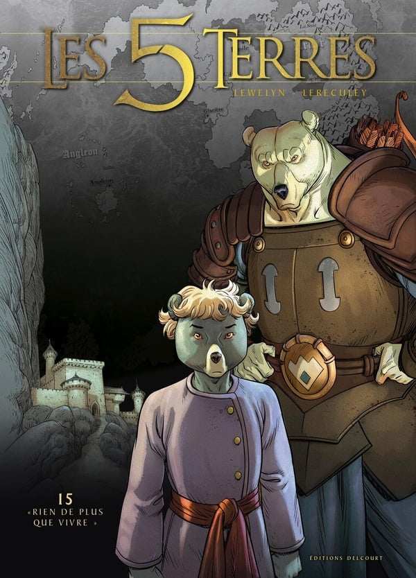 Les 5 terres Tome 15 : "Rien de plus que vivre" - Cover