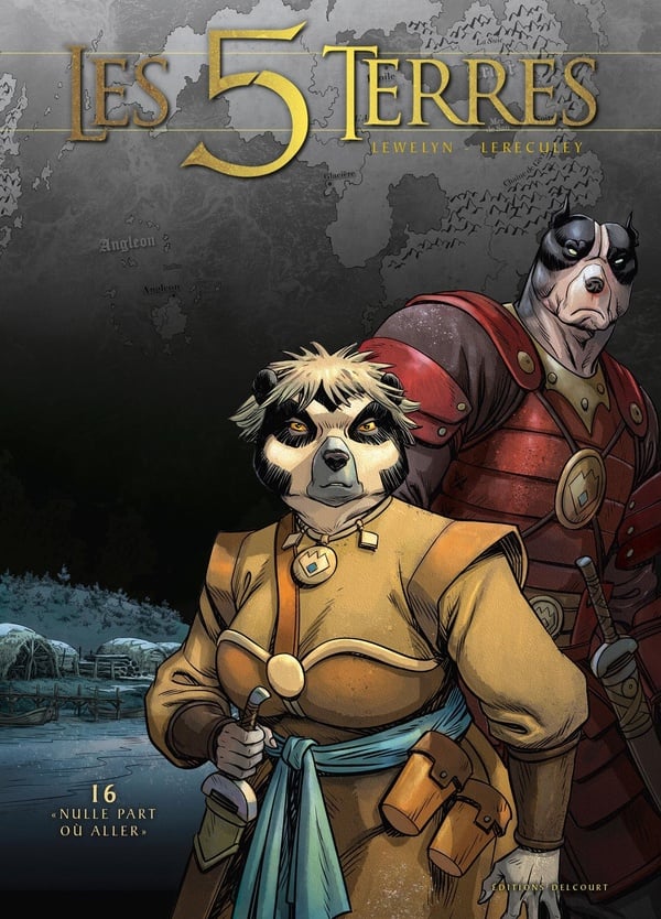 Les 5 terres Tome 16 : "Nulle part où aller" - Cover