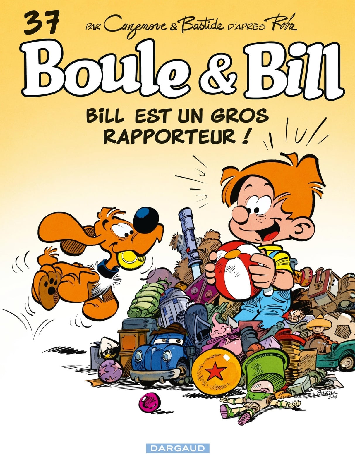 Boule et Bill - Tome 37 - Bill est un gros rapporteur ! - Cover