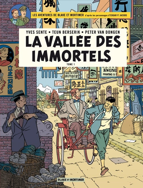 La Vallée des Immortels - Menace sur Hong Kong - Tome1 - Cover