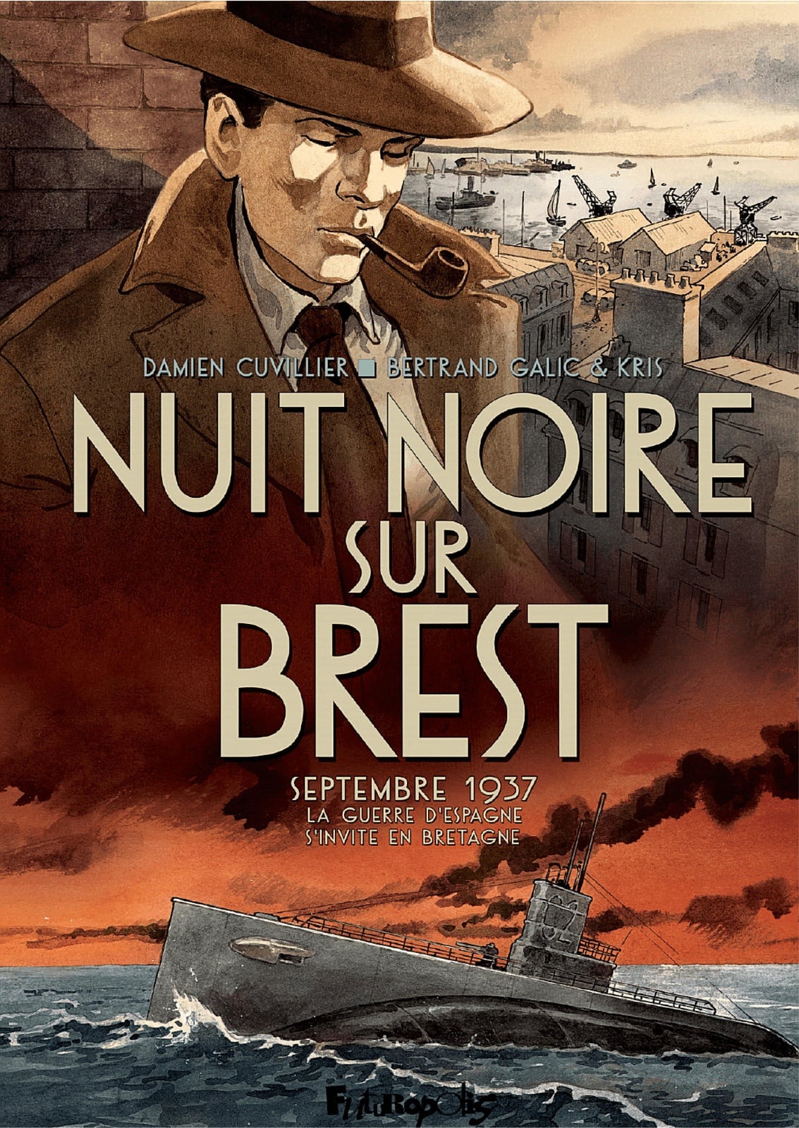 Nuit noire sur Brest - Cover