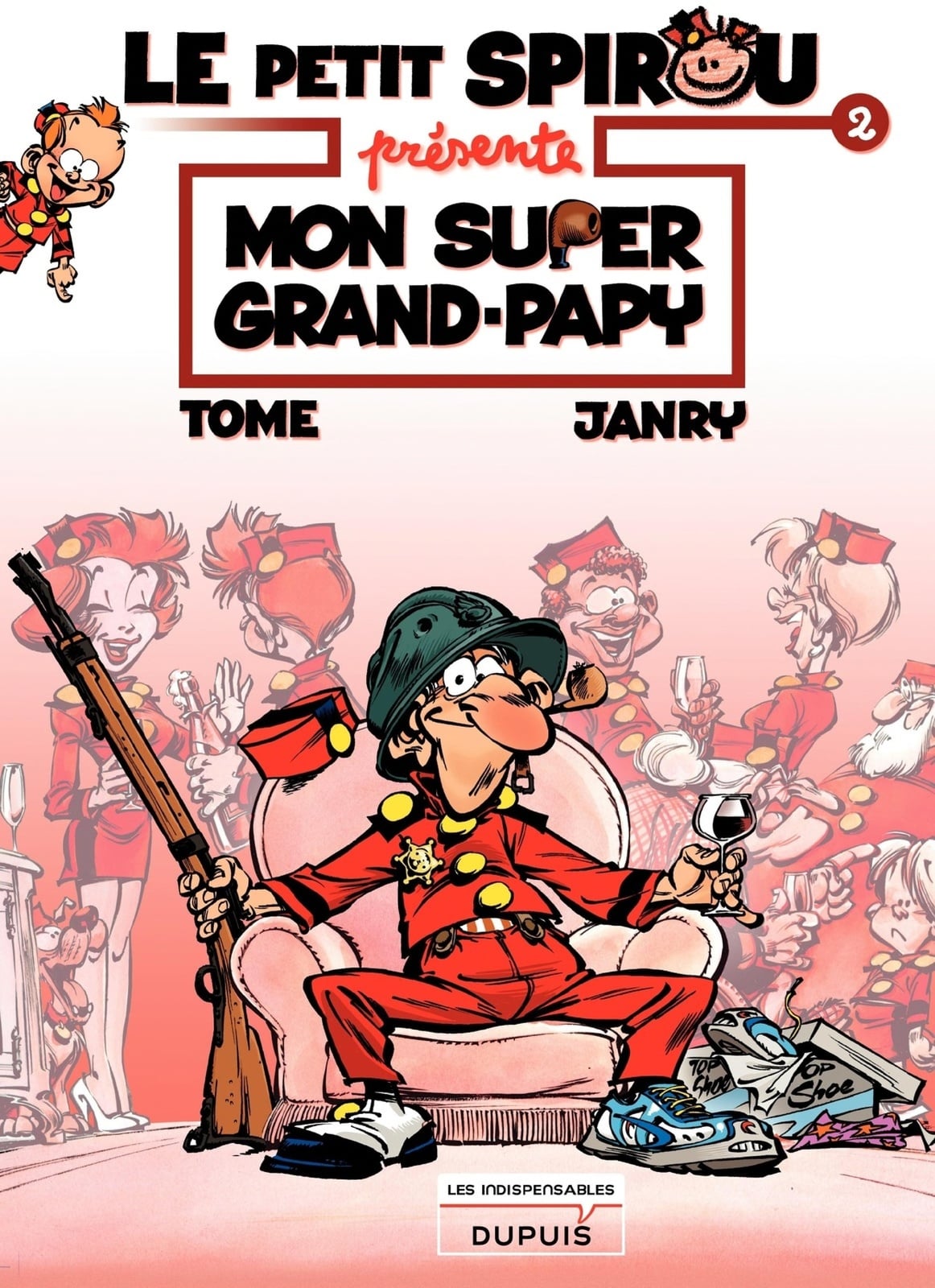 Le Petit Spirou présente... - tome 2 - Mon super grand papy - Cover