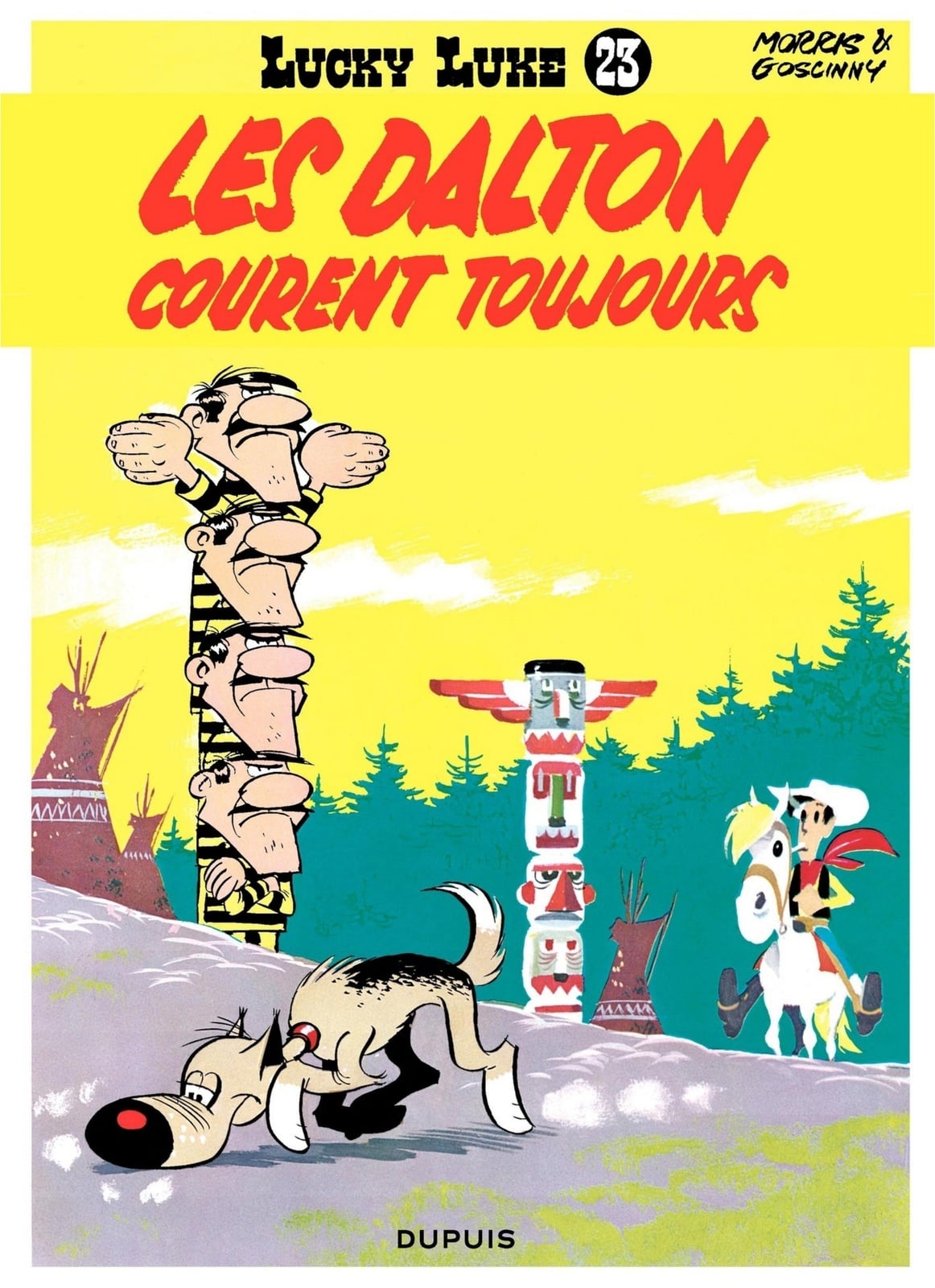 Lucky Luke - Tome 23 - LES DALTONS COURENT TOUJOURS - Cover
