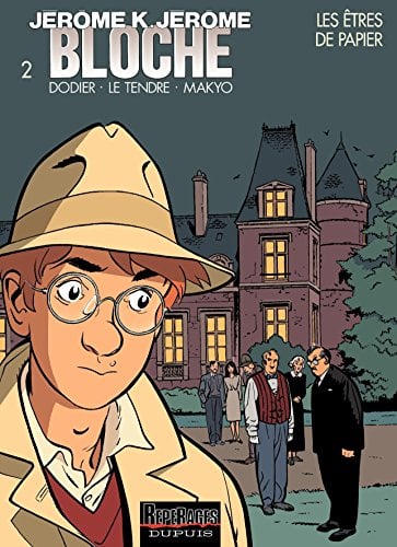 Jérôme K. Jérôme Bloche tome 2 - LES ETRES DE PAPIER - Cover