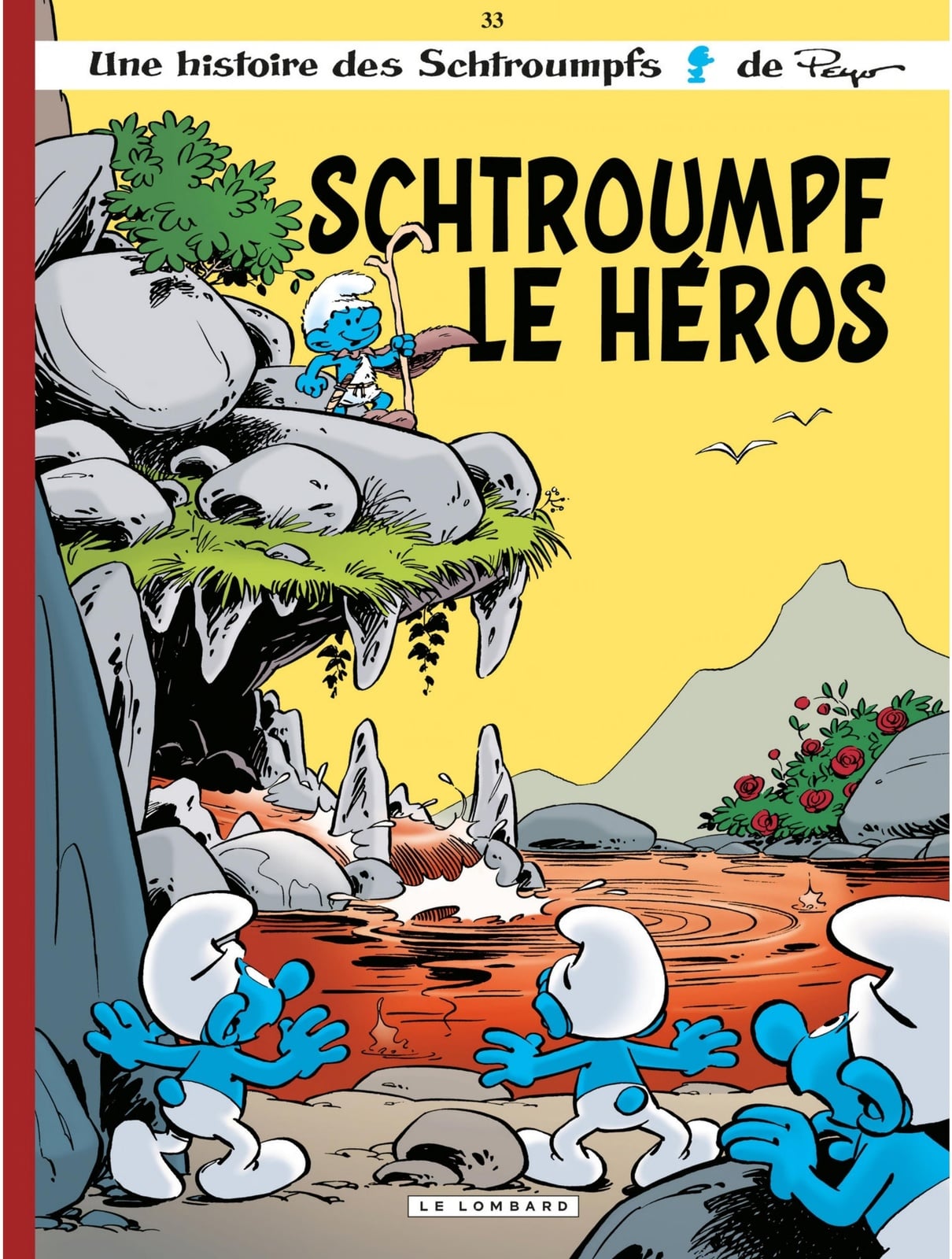 Les Schtroumpfs - Tome 33 - Schtroumpf le Héros - Cover