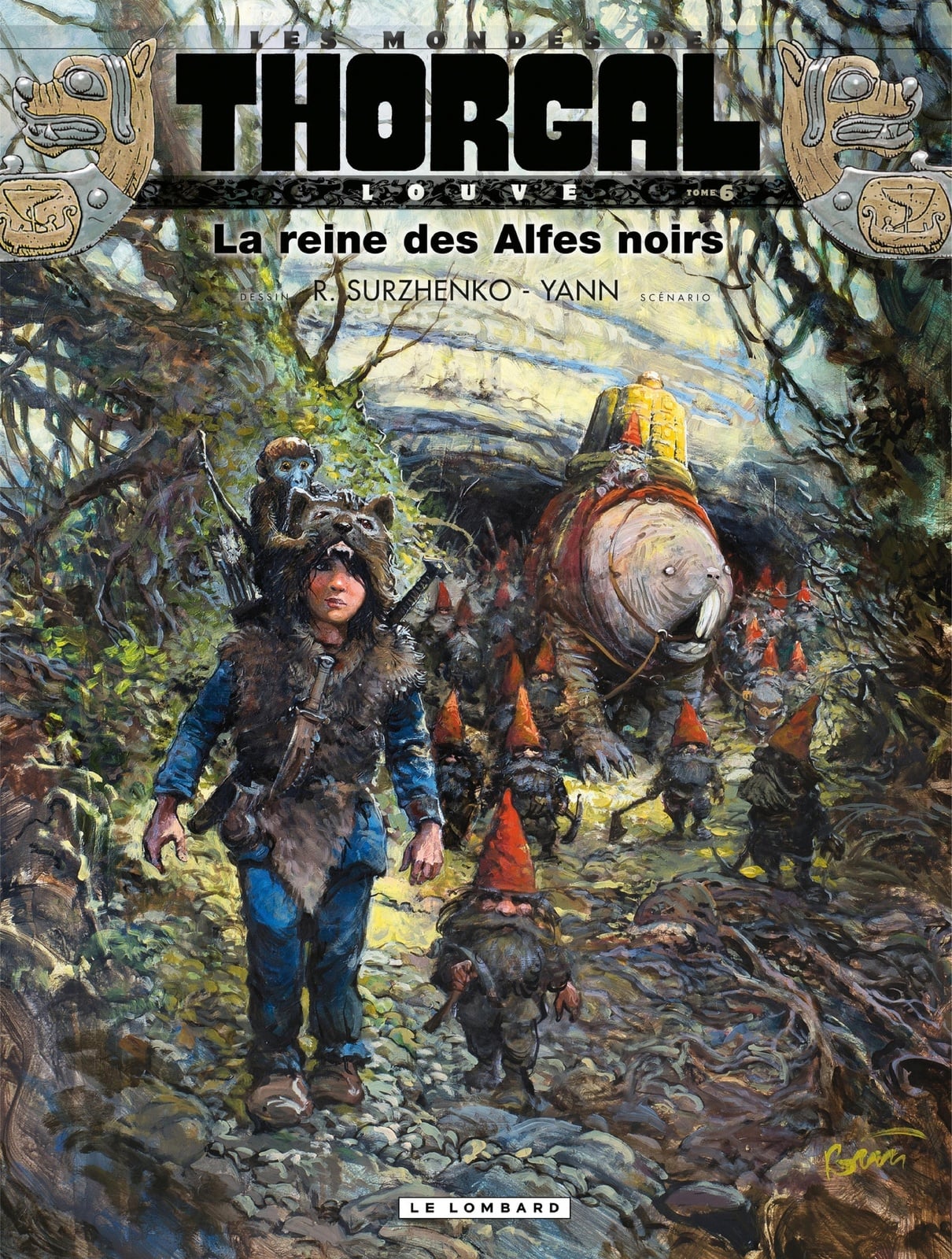 Louve - tome 6 - La reine des Alfes noirs - Cover
