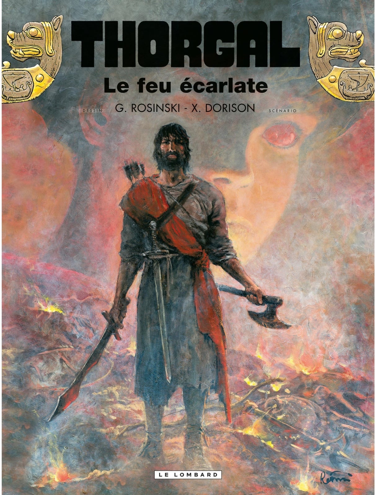 Thorgal - Tome 35 - Le feu écarlate - Cover