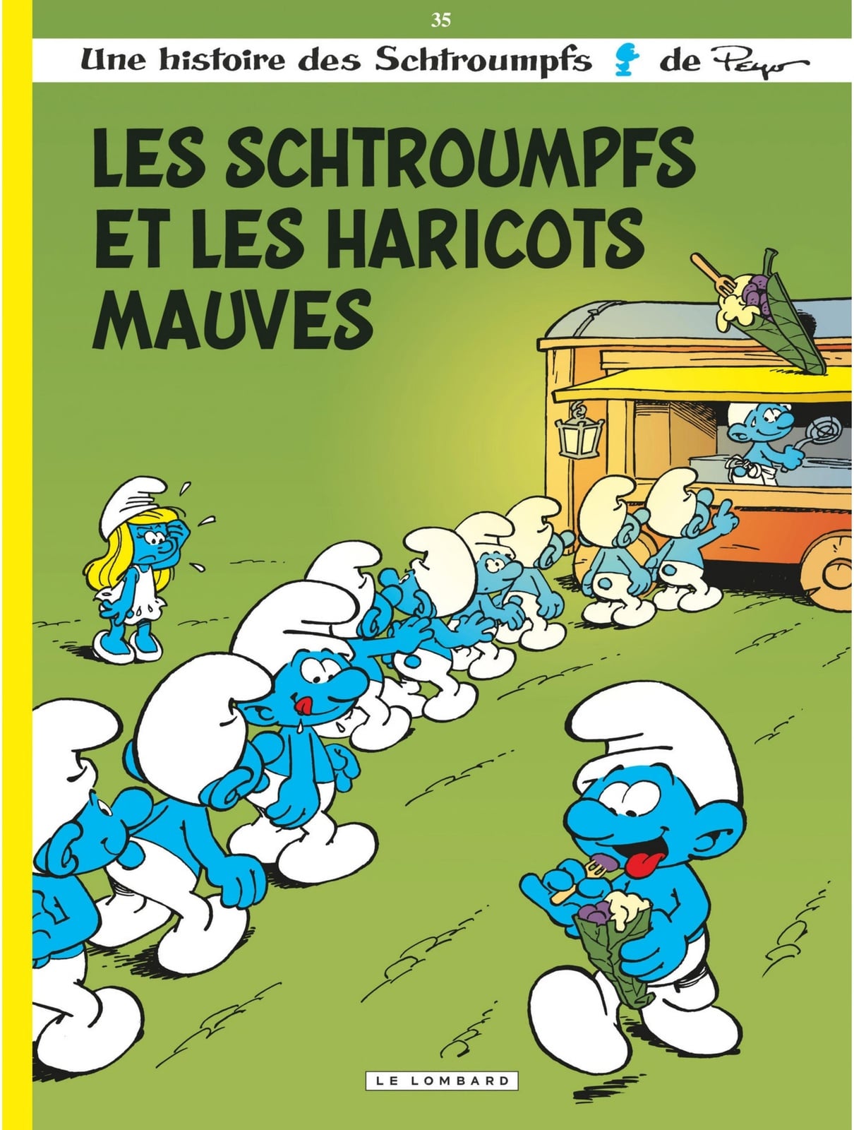 Les Schtroumpfs - Tome 35 - Les Schtroumpfs et les haricots mauves - Cover