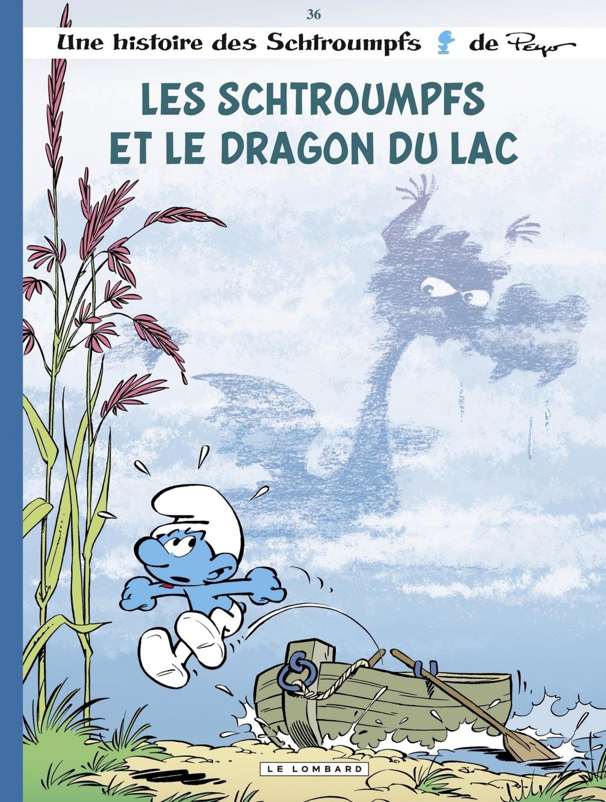 Les Schtroumpfs - Tome 36 - Les Schtroumpfs et le dragon du lac - Cover