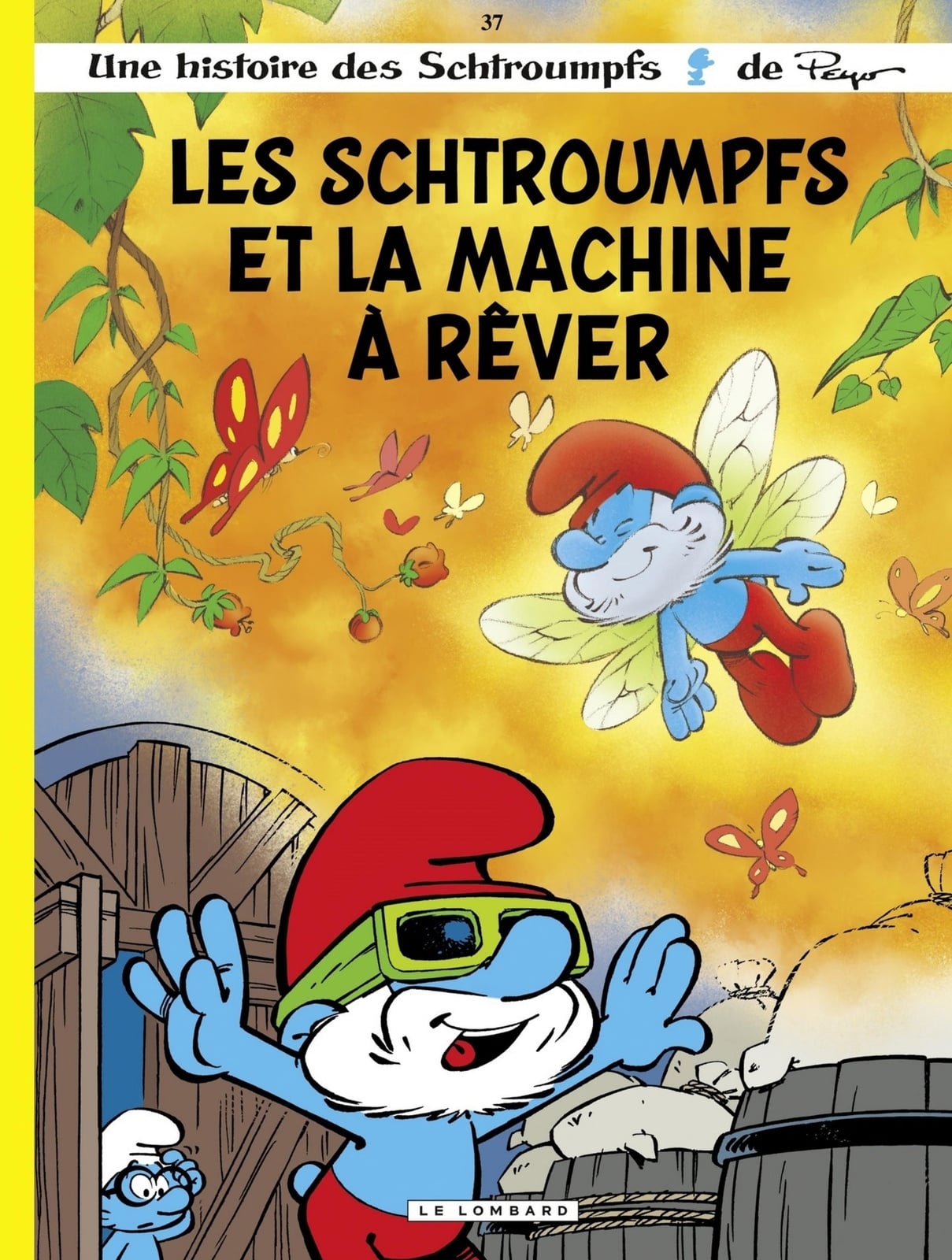 Les Schtroumpfs - Tome 37 - Les Schtroumpfs et la machine à rêver - Cover
