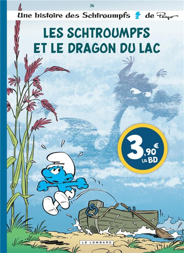 Les Schtroumpfs Tome 36 : les Schtroumpfs et le dragon du lac - Cover