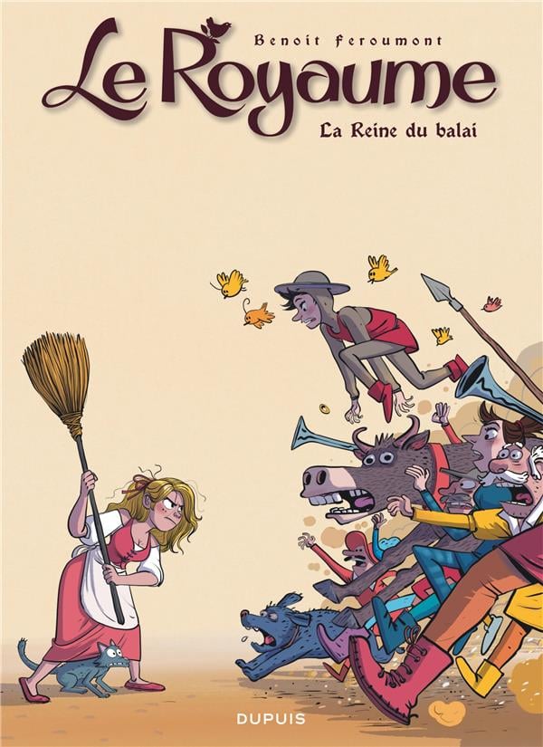 Le royaume Tome 8 : La reine du balai - Cover