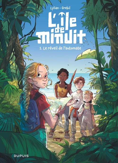 L'île de minuit - Tome 1 - Le réveil de l’automate - Cover