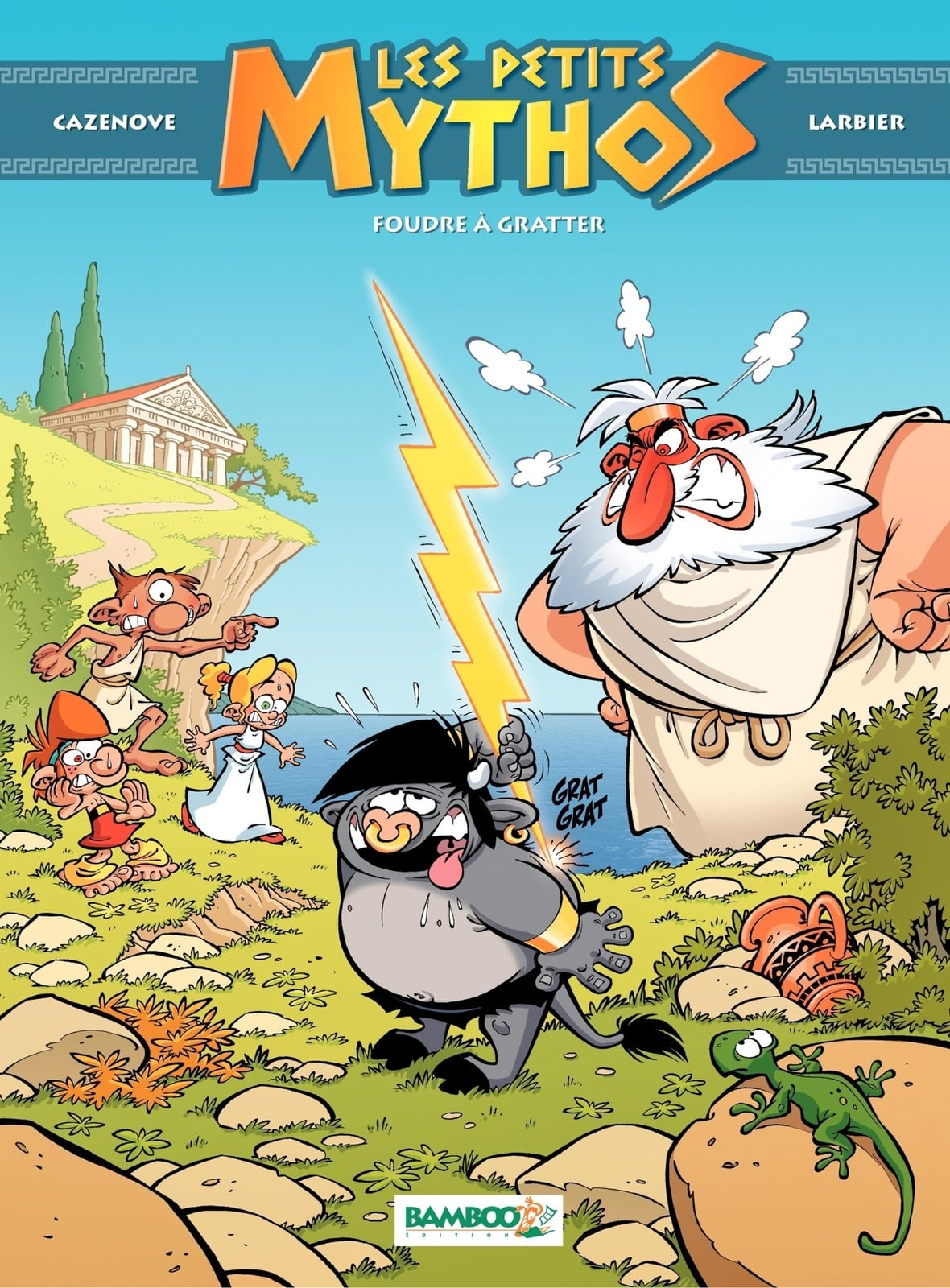 Les Petits Mythos - Tome 1 - Foudre à gratter (nouvelle édition) - Cover