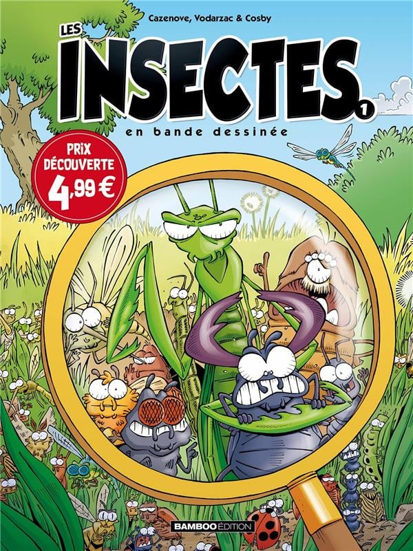 Les insectes en bande dessinée Tome 1 - Cover