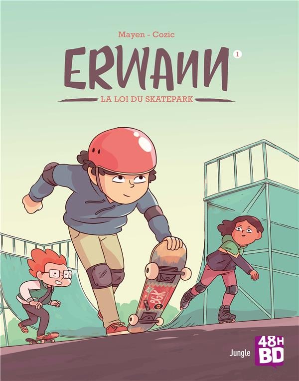 Erwann Tome 1 : La loi du skatepark - Cover