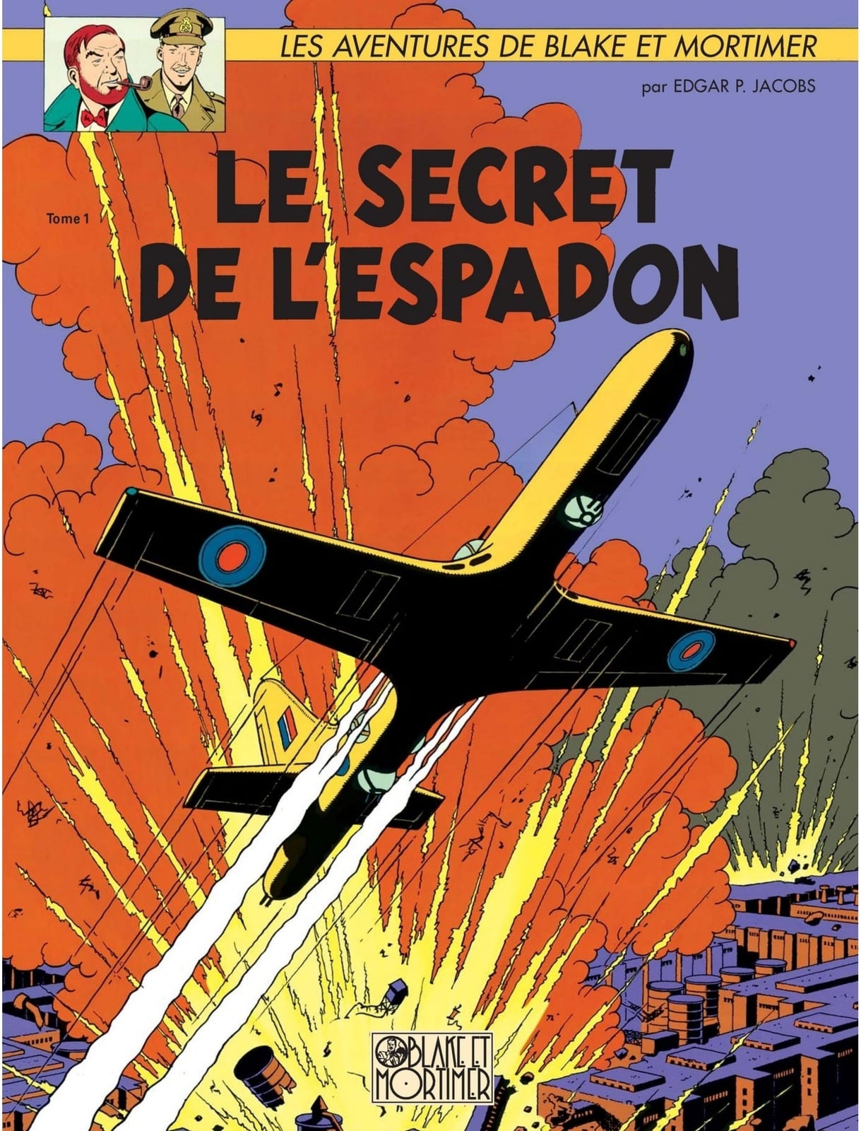 Blake & Mortimer - Tome 1 - Le secret de l'Espadon - Cover