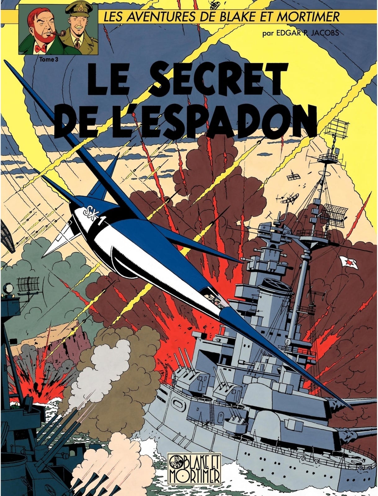 Blake et Mortimer - Tome 3 - Le Secret de l'Espadon T3 - Cover