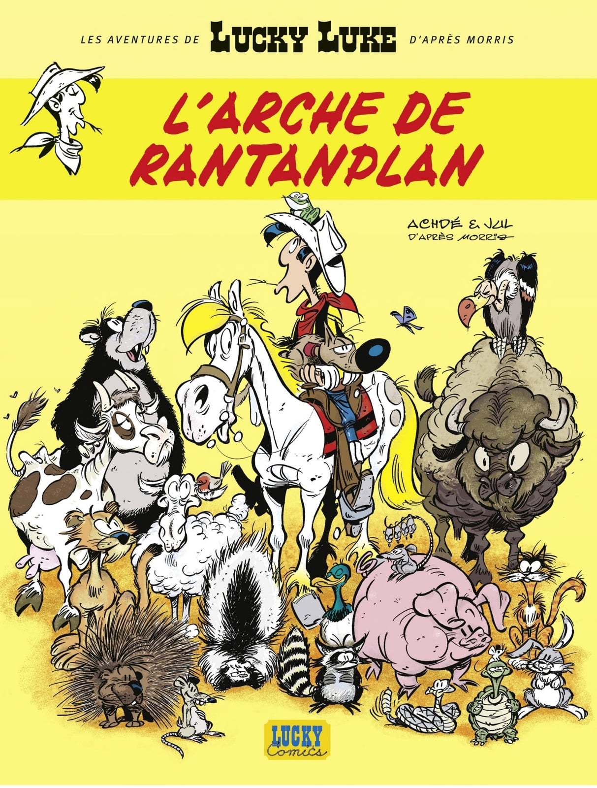 Les Aventures de Lucky Luke d'après Morris - Tome 10 - L'arche de Rantanplan - Cover