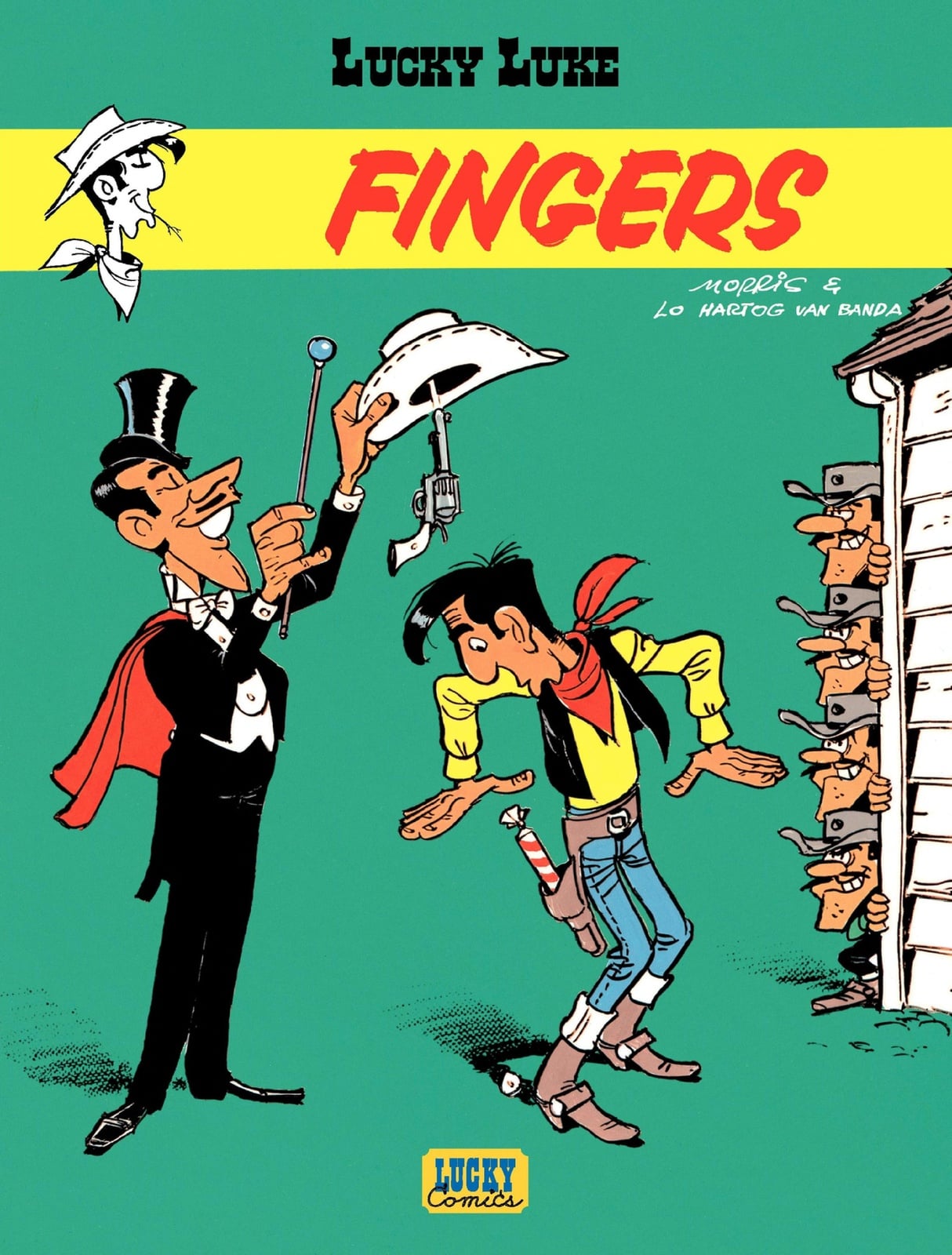 Lucky Luke - tome 22 - Fingers - Cover