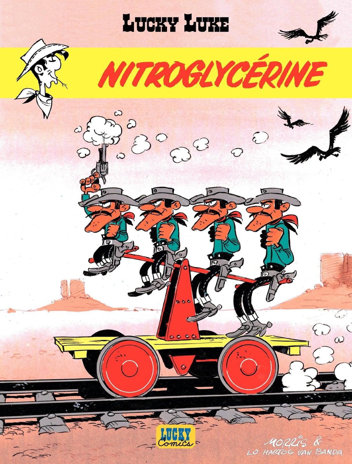Lucky Luke - tome 25 - Nitroglycérine - Cover