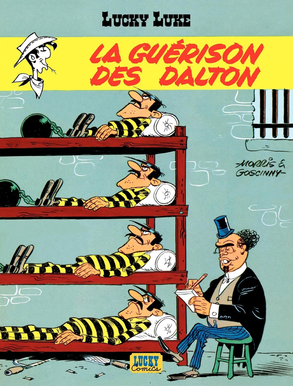 Lucky Luke - tome 12 – La Guérison des Dalton - Cover