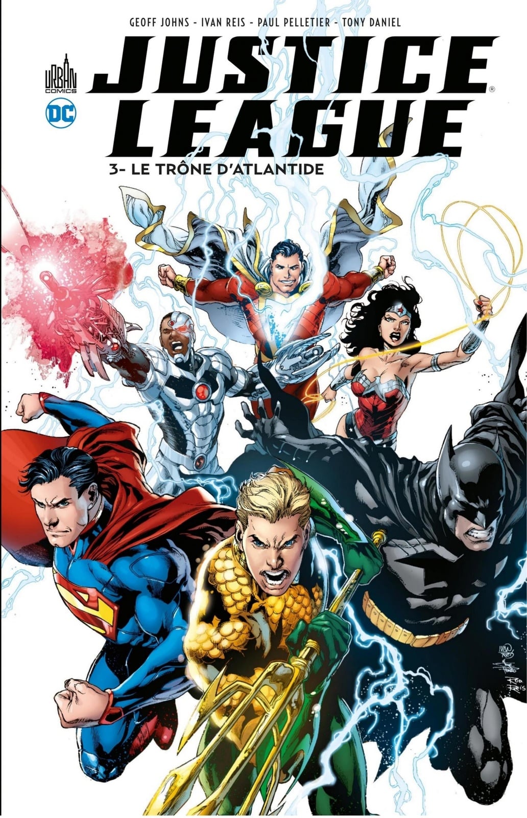 Justice League - Tome 3 - Le trône d'Atlantide - Cover